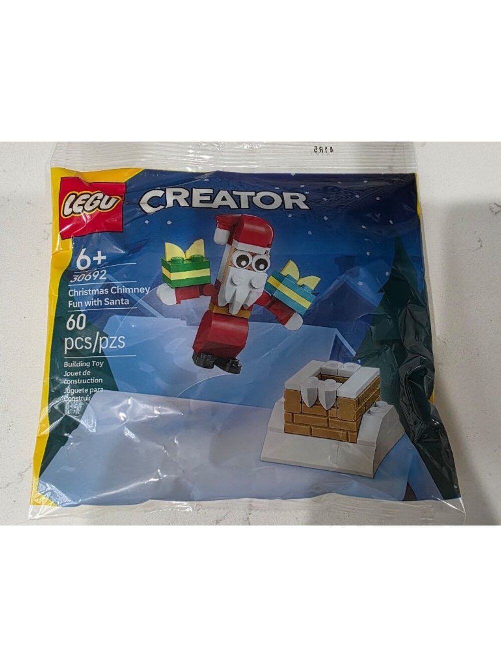 LEGO Creator 30692 Christmas Chimney Fun with Santa 60 pcs New in Sealed Bag